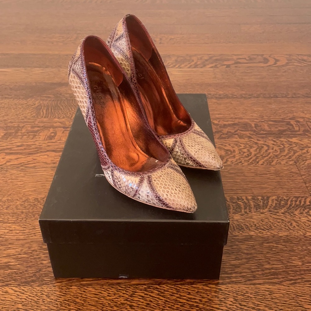 Gucci Python Pumps - image 1
